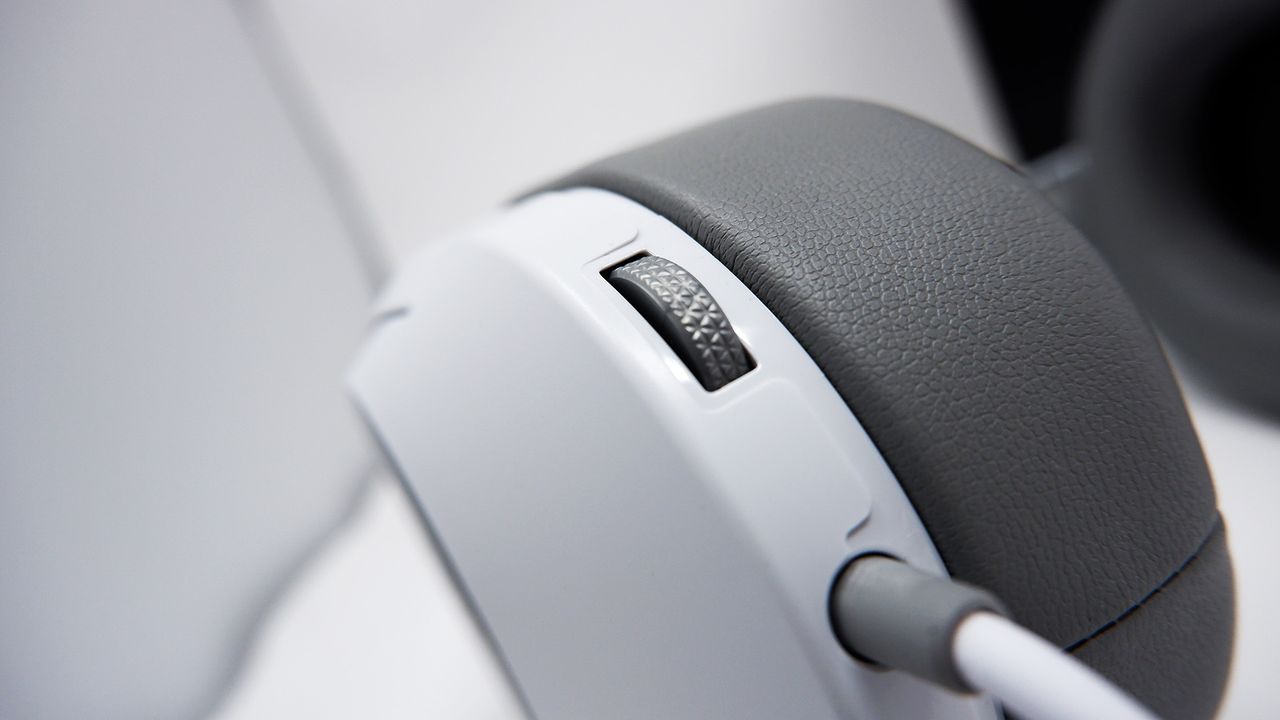 Corsair HS55 Stereo gaming headphones shot on a white background