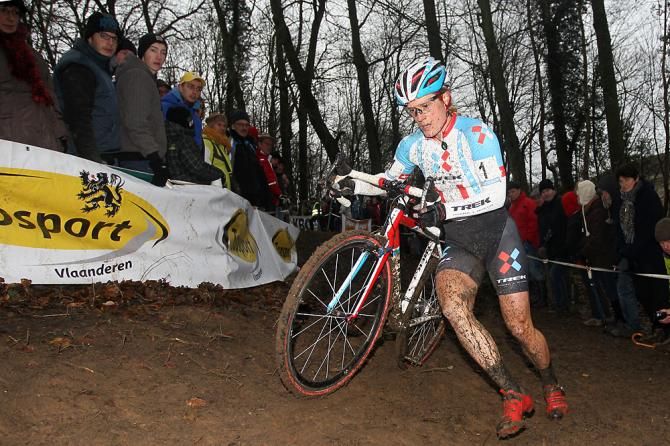 Compton runs the off-camber section