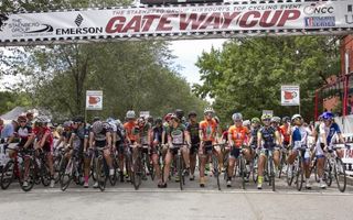 The women line up for the final Gateway Cup race