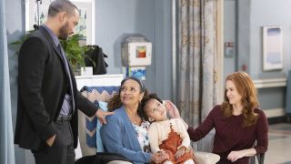 Jackson Avery, Catherine Fox, April Kepner and Harriet on Grey's Anatomy.