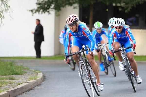 Russia were third on the team time trial