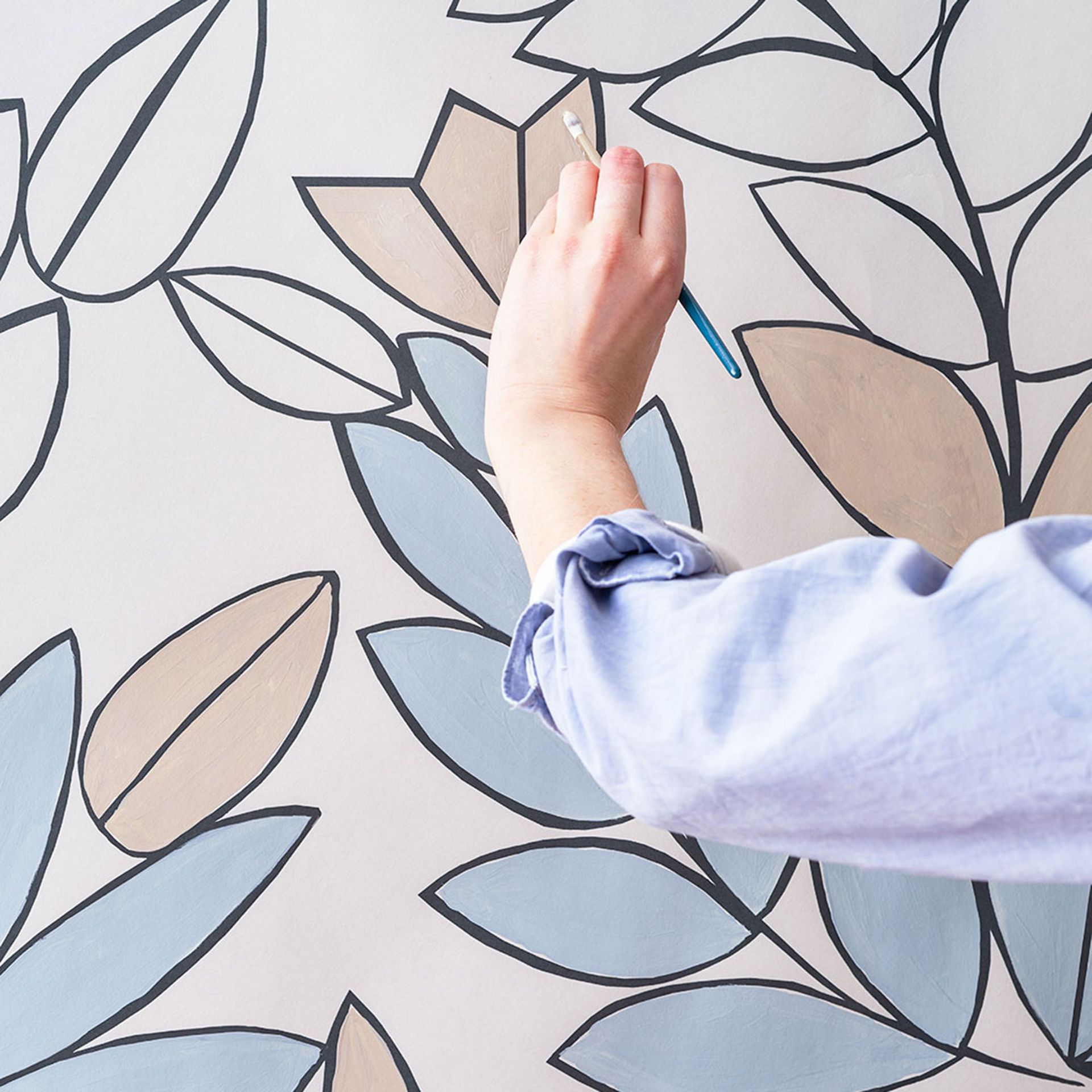 Lick paint and Calm wallpaper and paint collaboration