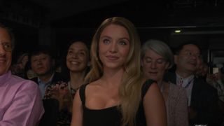 Sydney Sweeney at Samsung's Galaxy Unpacked event in July 2024.