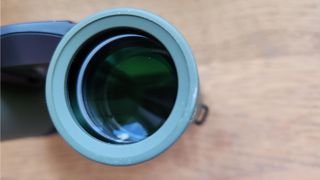 Close-up of objective lenses