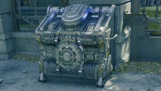 A Supply Cache where you can equip the best Gears of War E-Day weapon mods