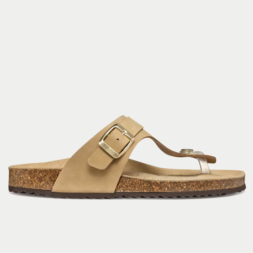 Geox Leather Flat Sliders