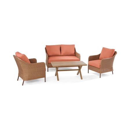 Chelsea 4-Piece Outdoor Patio Deep Seating Set