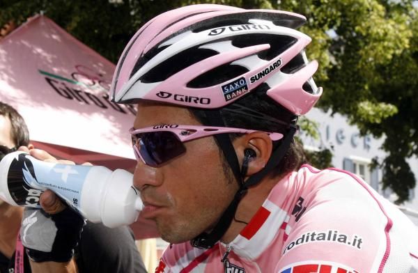 Alberto Contador (Saxo Bank-SunGard) didn't have to face the descent of the Crostis.