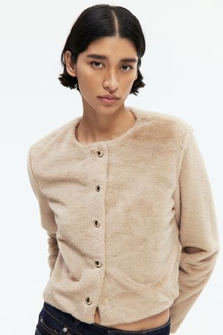 Teddy Fleece Cardigan