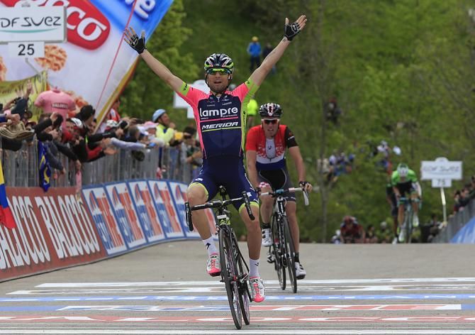 Diego Ulissi (Lampre-Merida) wins stage 8 of the Giro d'Italia