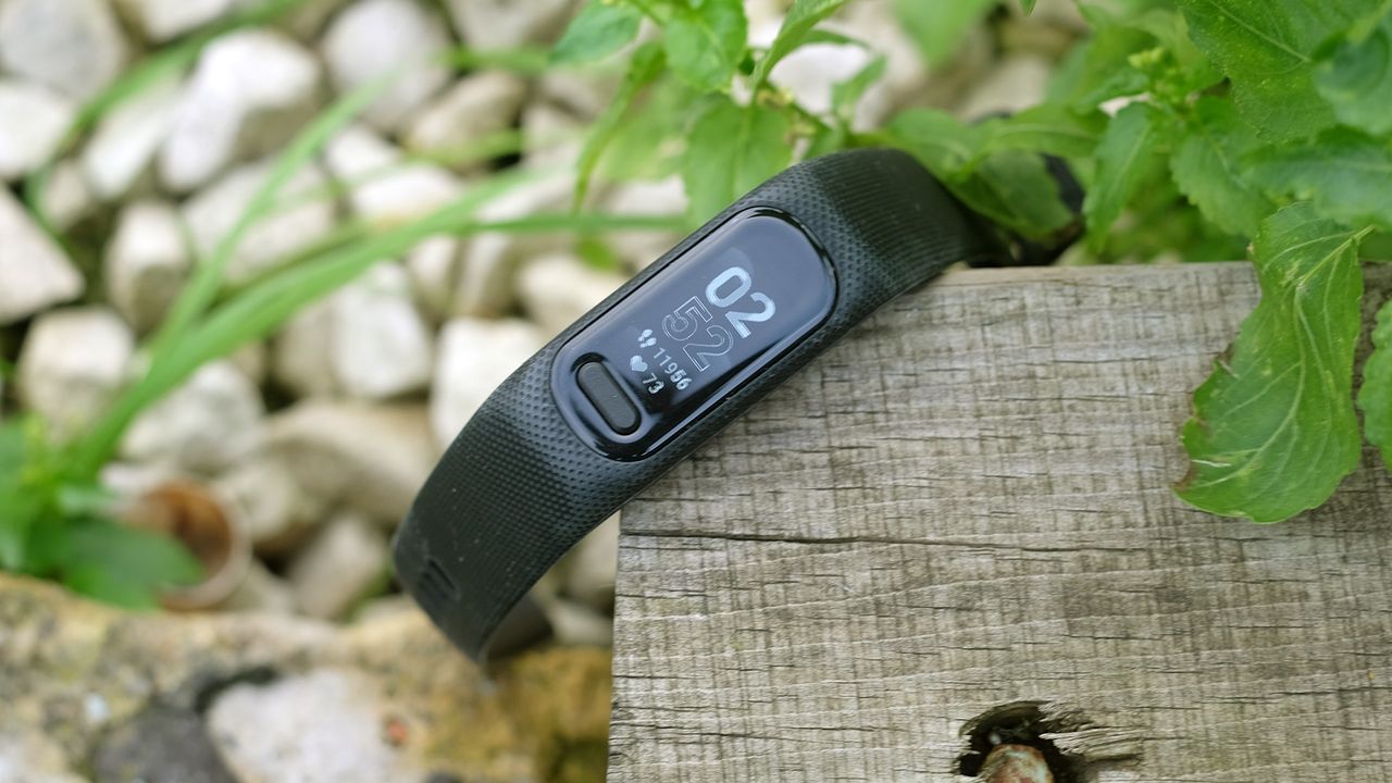 Garmin Vivosmart 5 being tested by Live Science contributor Andrew Williams