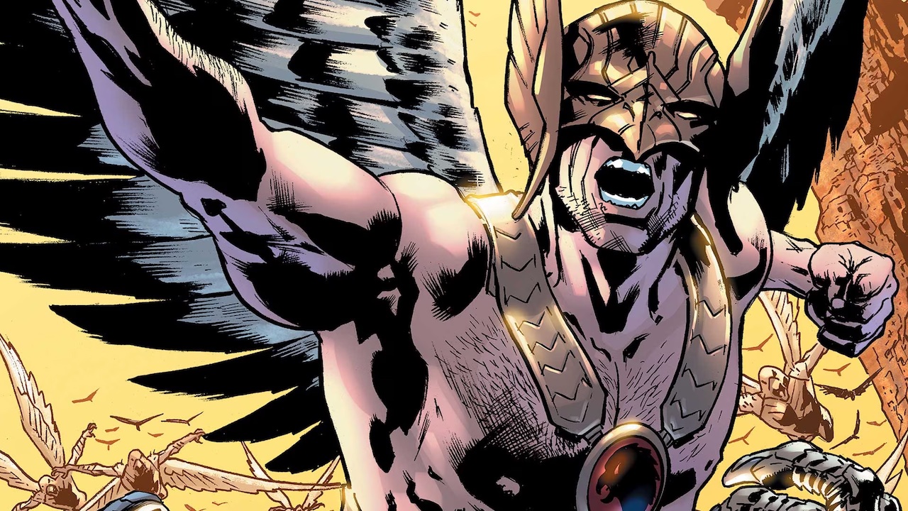 DC Comics artwork of Hawkman