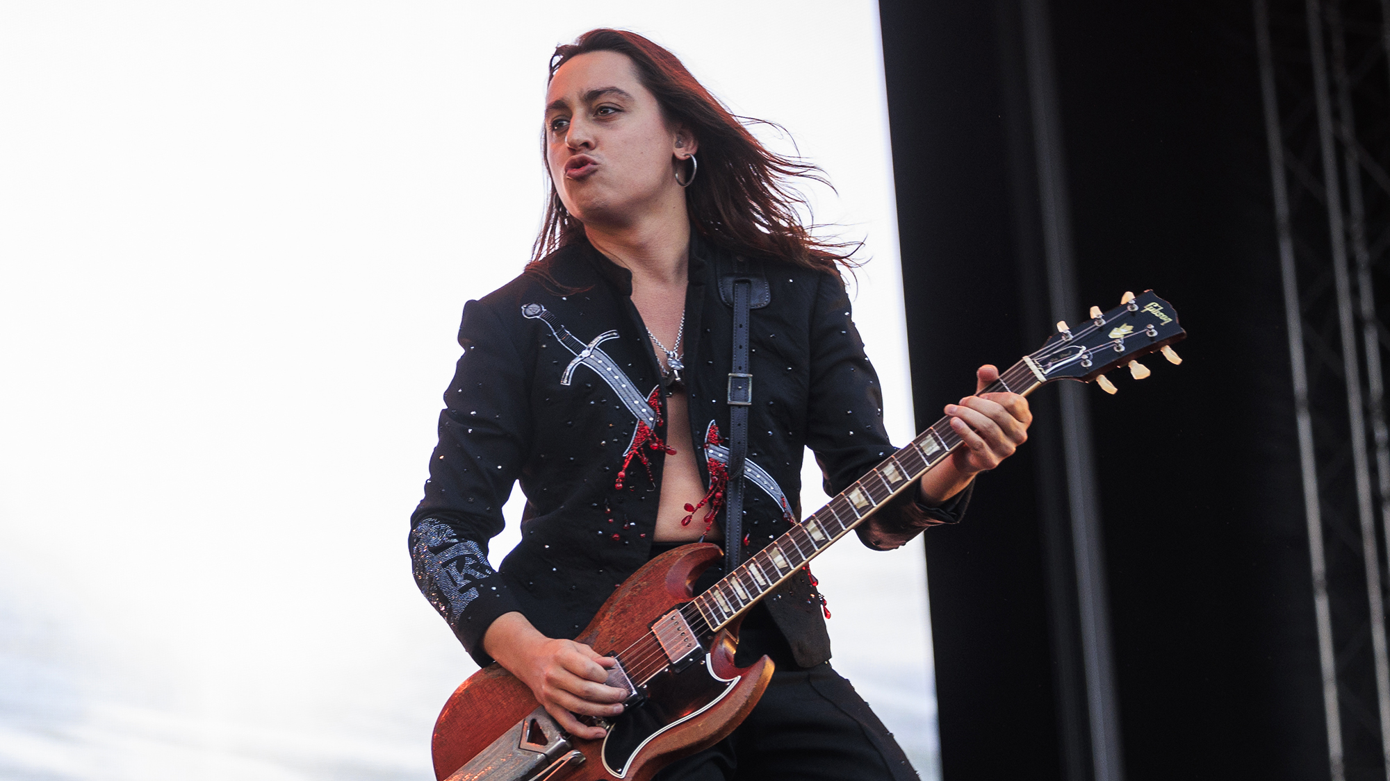 Jake Kiszka from Greta Van Fleet perform on stage at Tons Of Rock Festival 2024 on June 29, 2024 in Oslo, Norway