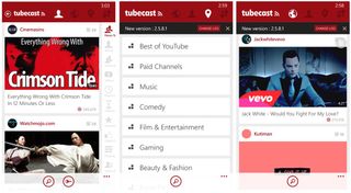 Tubecast Main Pages