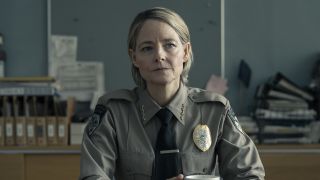 Liz Danvers in police interview in True Detective: Night Country finale