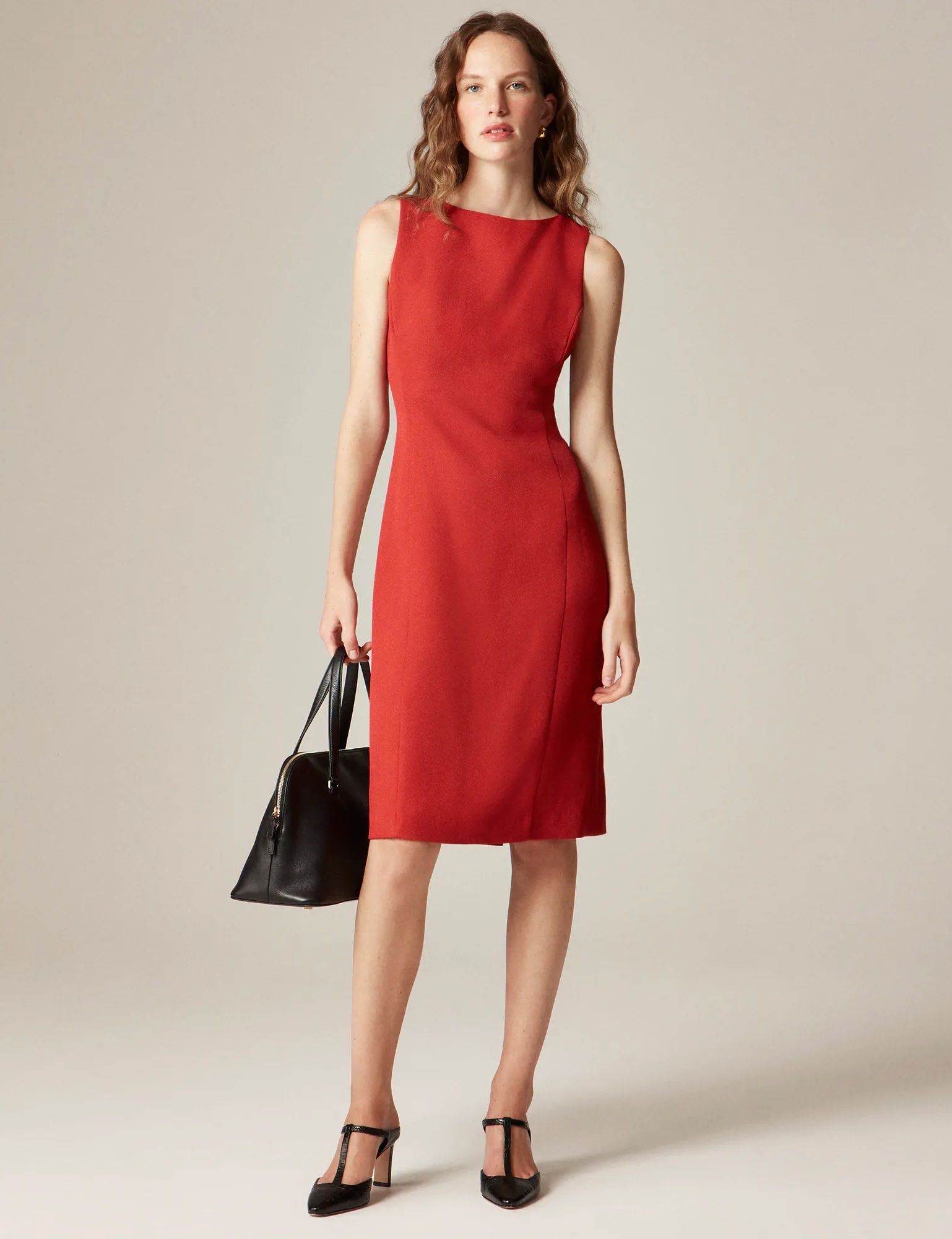 J.Crew, Sleeveless Suit Dress in Boucl&eacute;