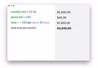 Soulver is a free app that combines a calculator and a note-taking tool.