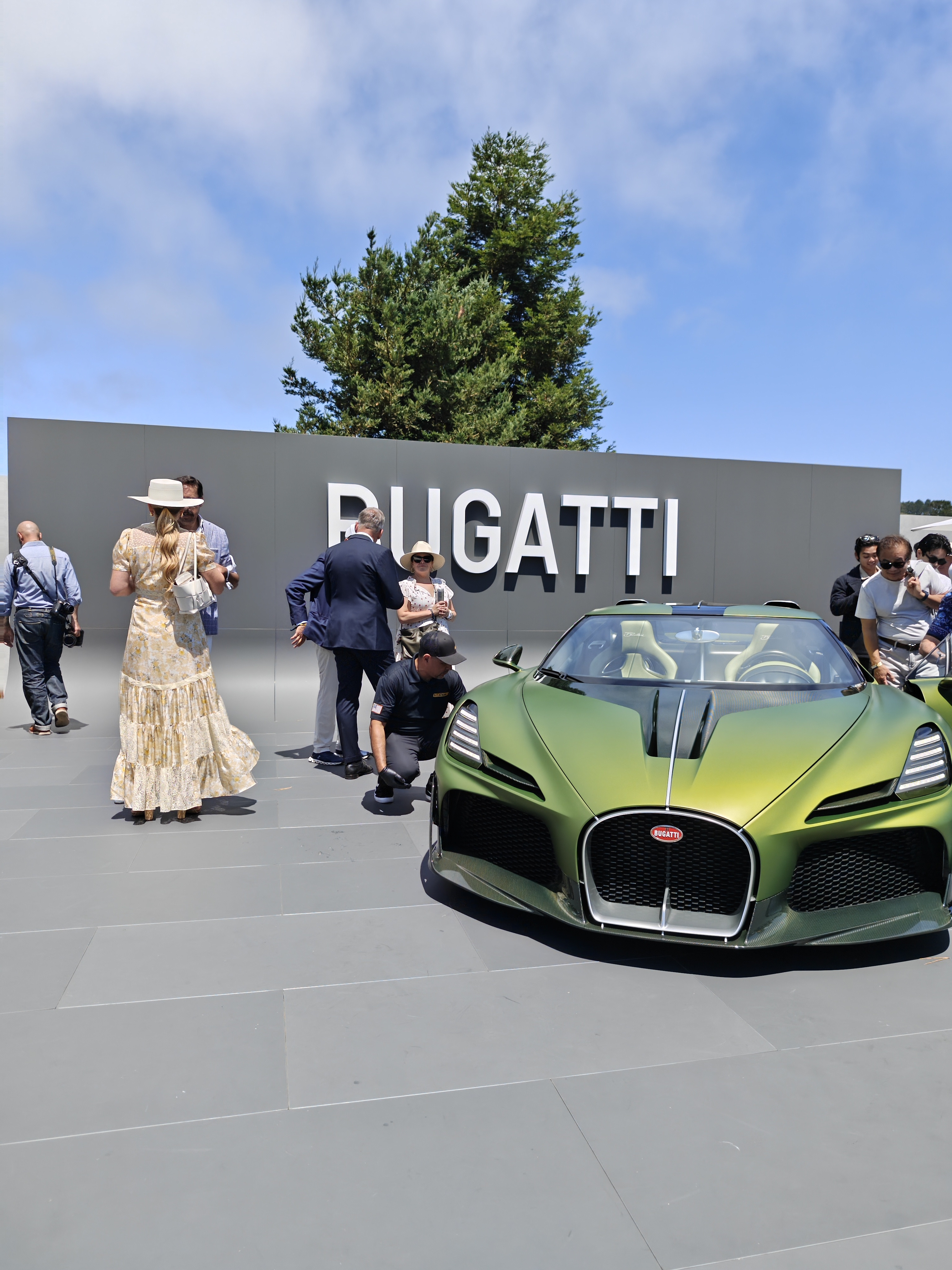 The Bugatti Brouillard at The Quail, 2025