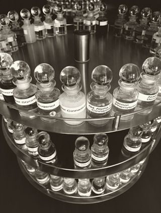 The collection of bottles