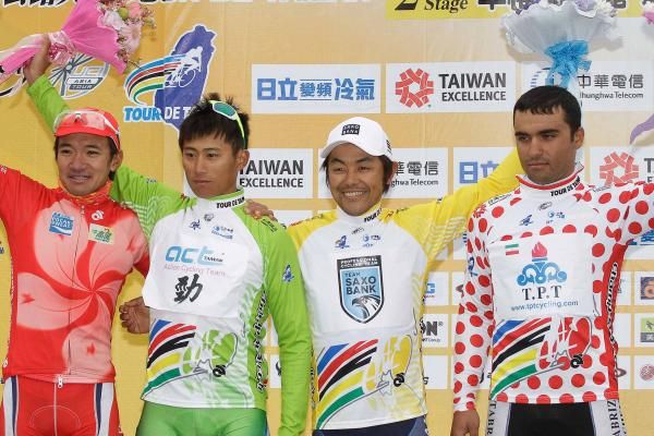 Takashi Miyazawa (Saxo Bank) is in first place overall after stage two.