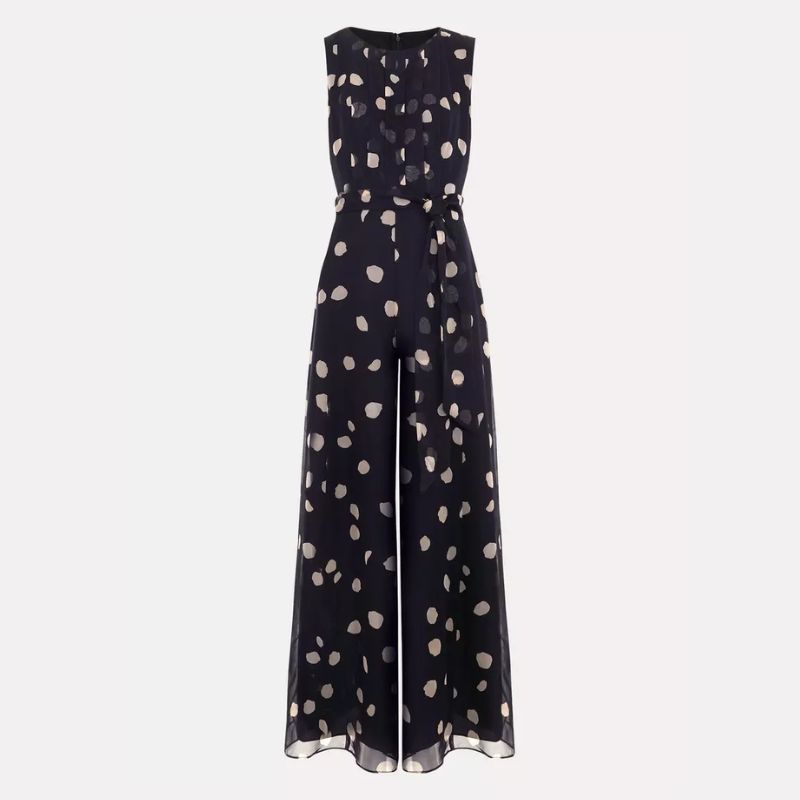 A polka dot jumpsuit by Phase Eight