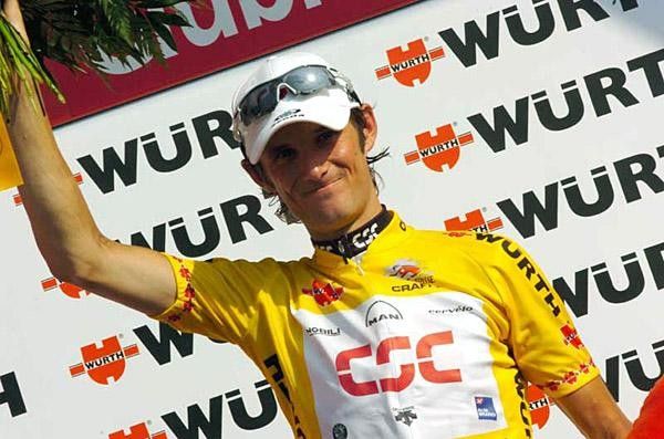 Schleck in yellow