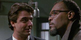 Samuel L. Jackson and Chris North in Law and Order