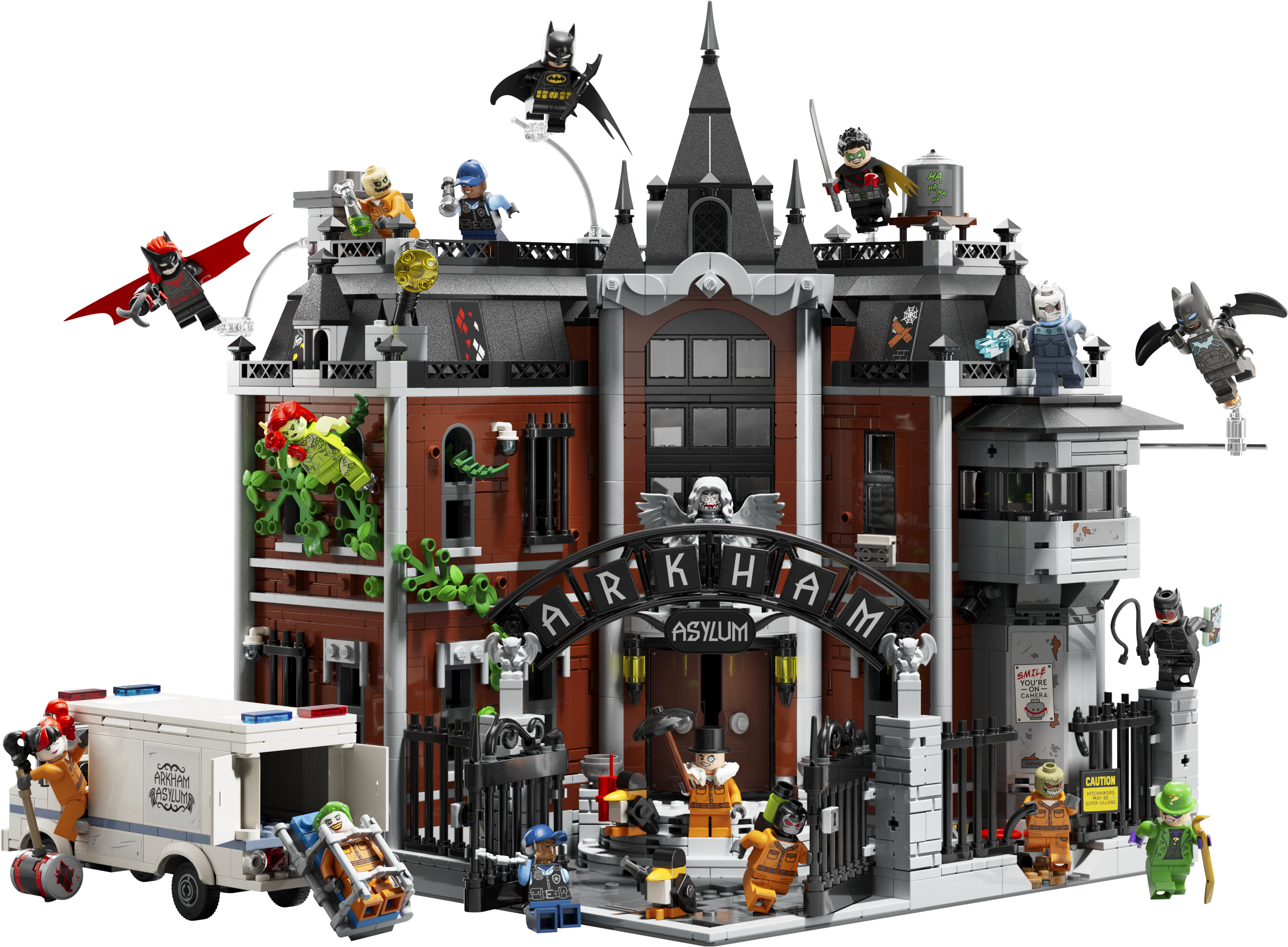 An image of the completed gotham city set