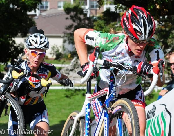 Katie Compton (Planet Bike) biding her time before attacking