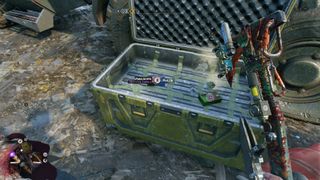 Opening a convoy crate in Dying Light 2 containing firearm ammo