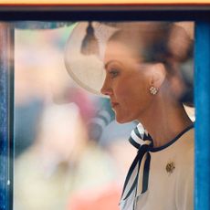 The Princess of Wales attends the 2024 Trooping the Colour parade