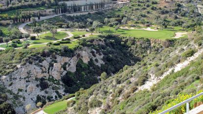 Aphrodite Hills 7th hole pictured