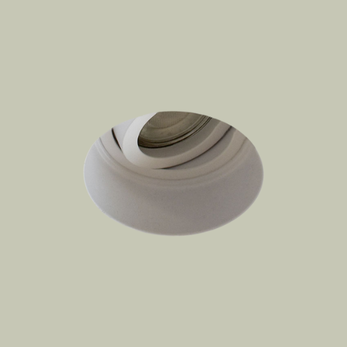 Lighting Direct, Trimless Plaster-In Tiltable Downlight