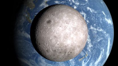 Decades ago, astronomers could only dream of a glimpse at the moon's far side (shown here in a NASA visualization).