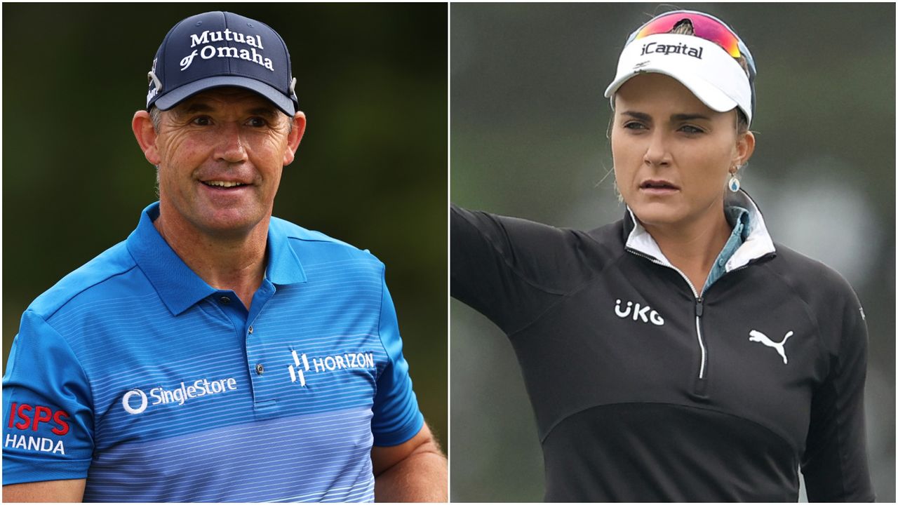 Padraig Harrington and Lexi Thompson