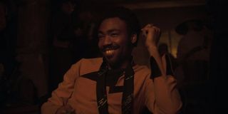 Donald Glover as Lando Calrissian in Solo: A Star Wars Story