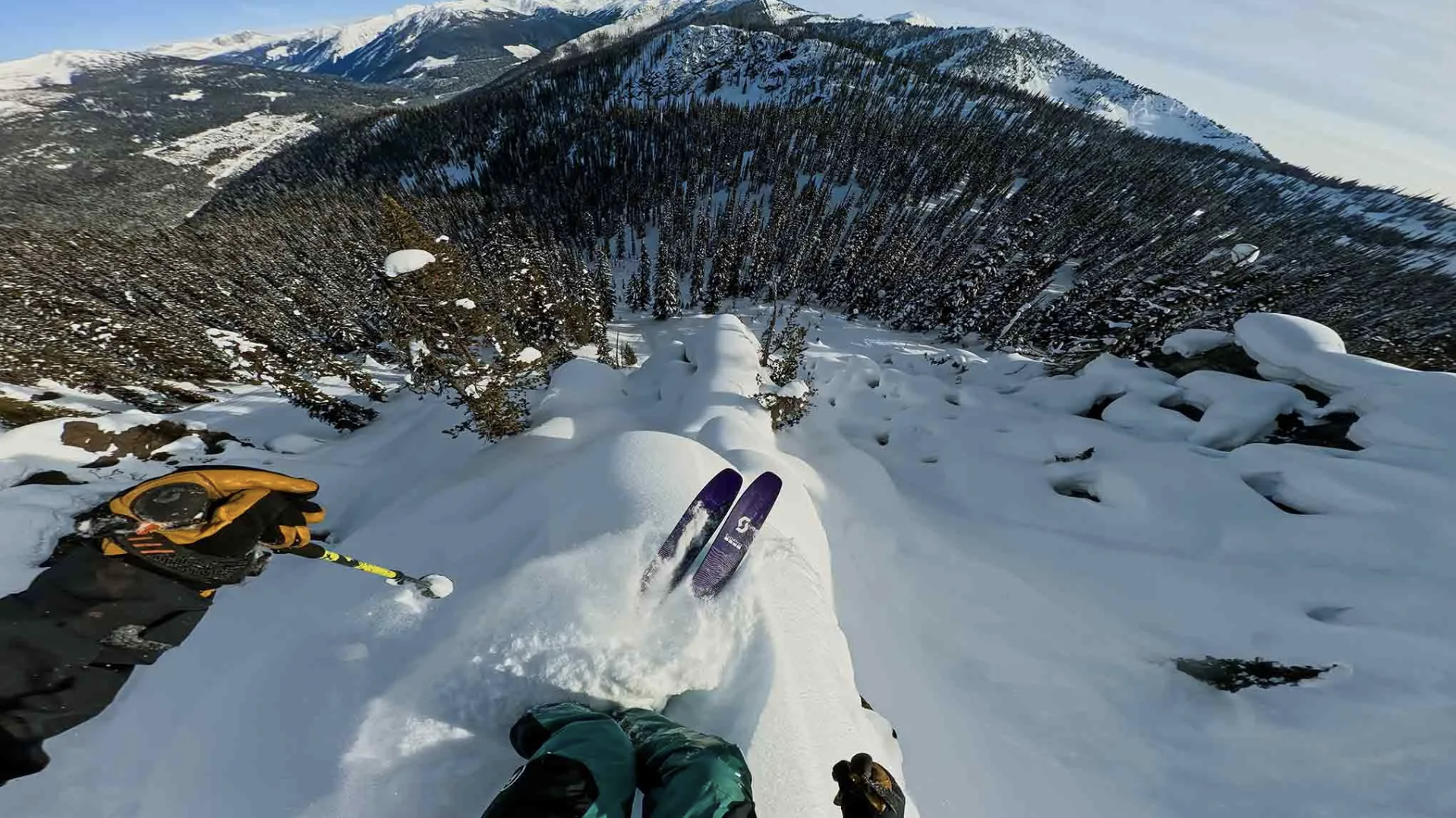 GoPro in use POV shot