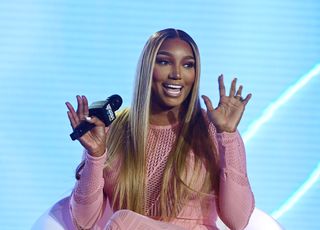 Television personality NeNe Leakes speaks onstage during the 2022 Revolt Summit at 787 Windsor on September 24, 2022 in Atlanta, Georgia