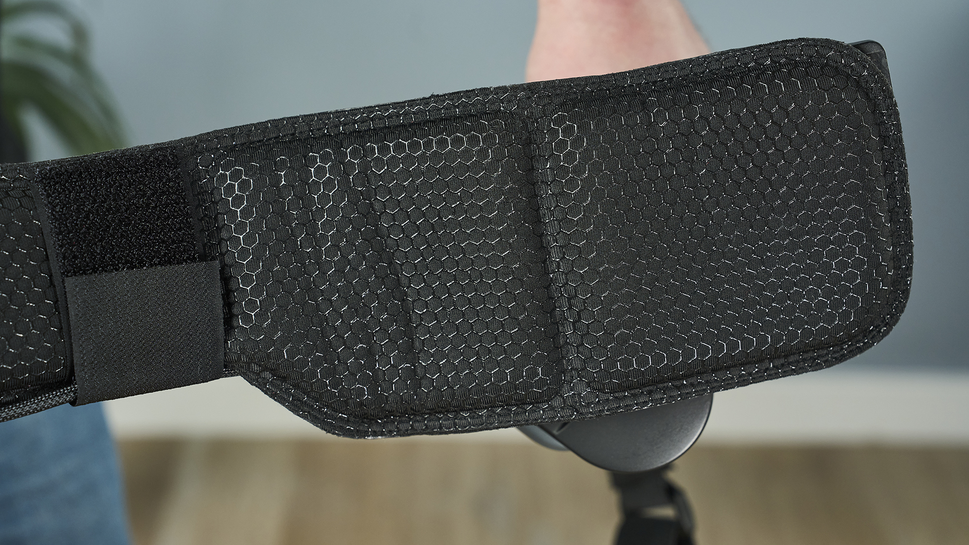 The Dnsys X1 Exoskeleton inside padding