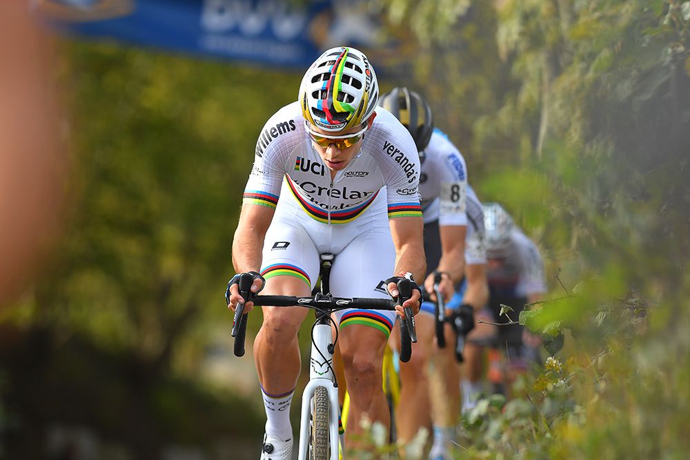 World champion Wout Van Aert at Koppenbergcross
