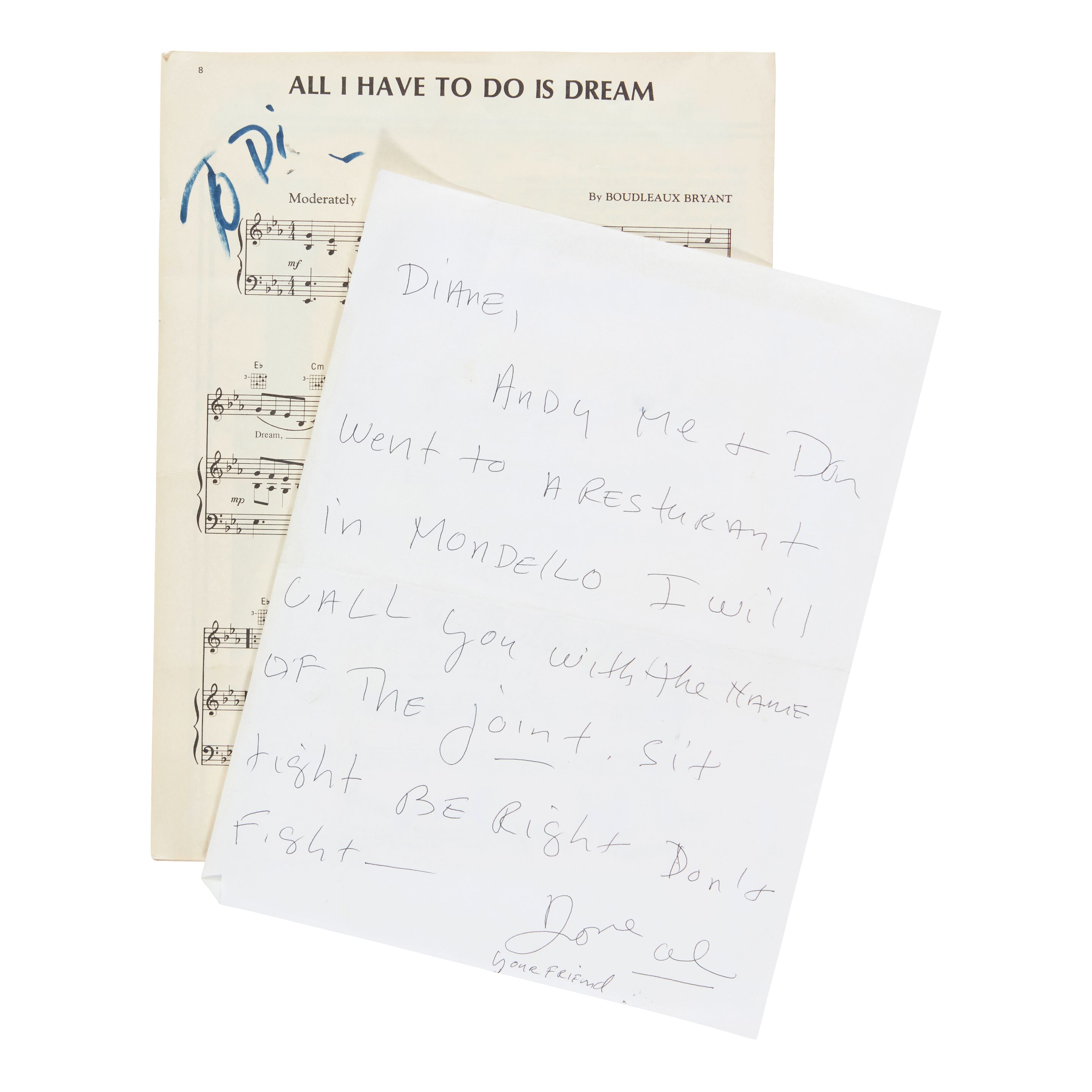 auction items from Diane Keaton's estate