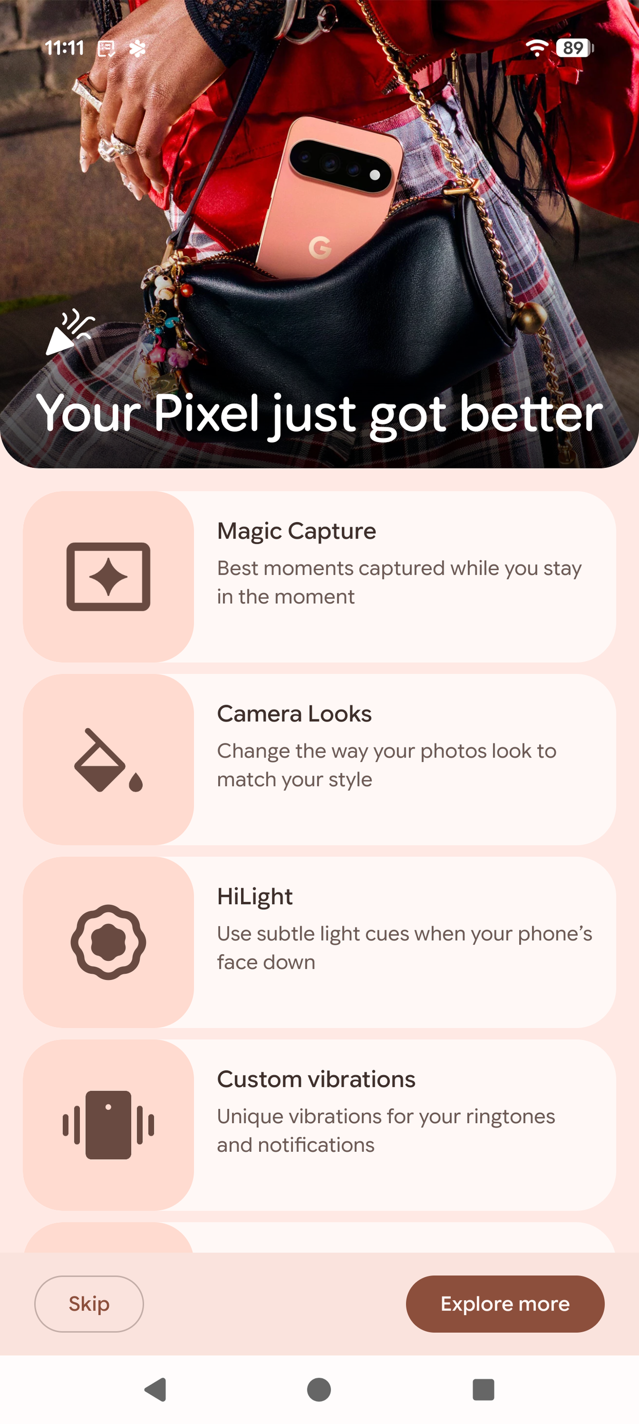 Google Pixel 11 Pro XL screenshots