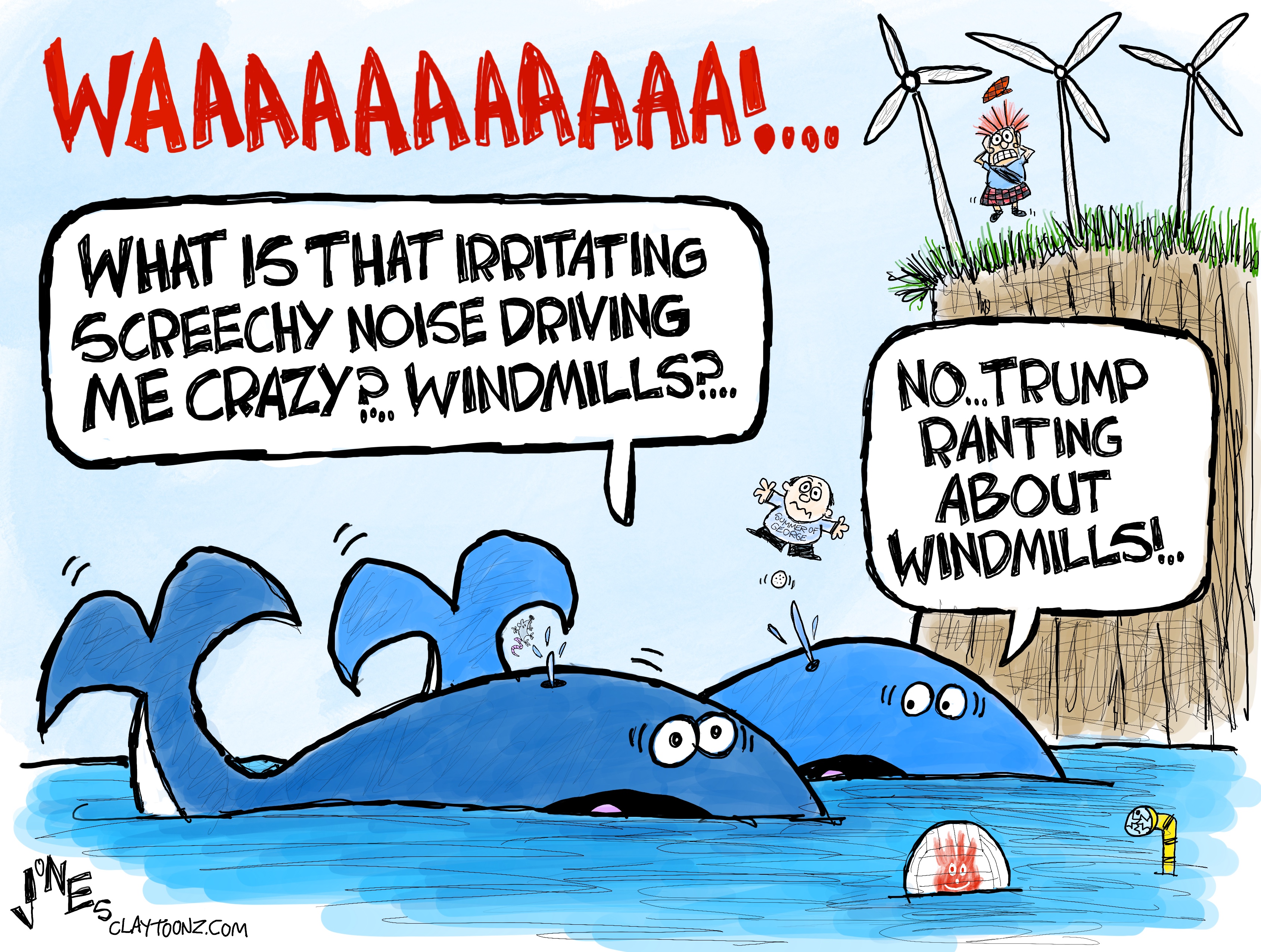 Political cartoon