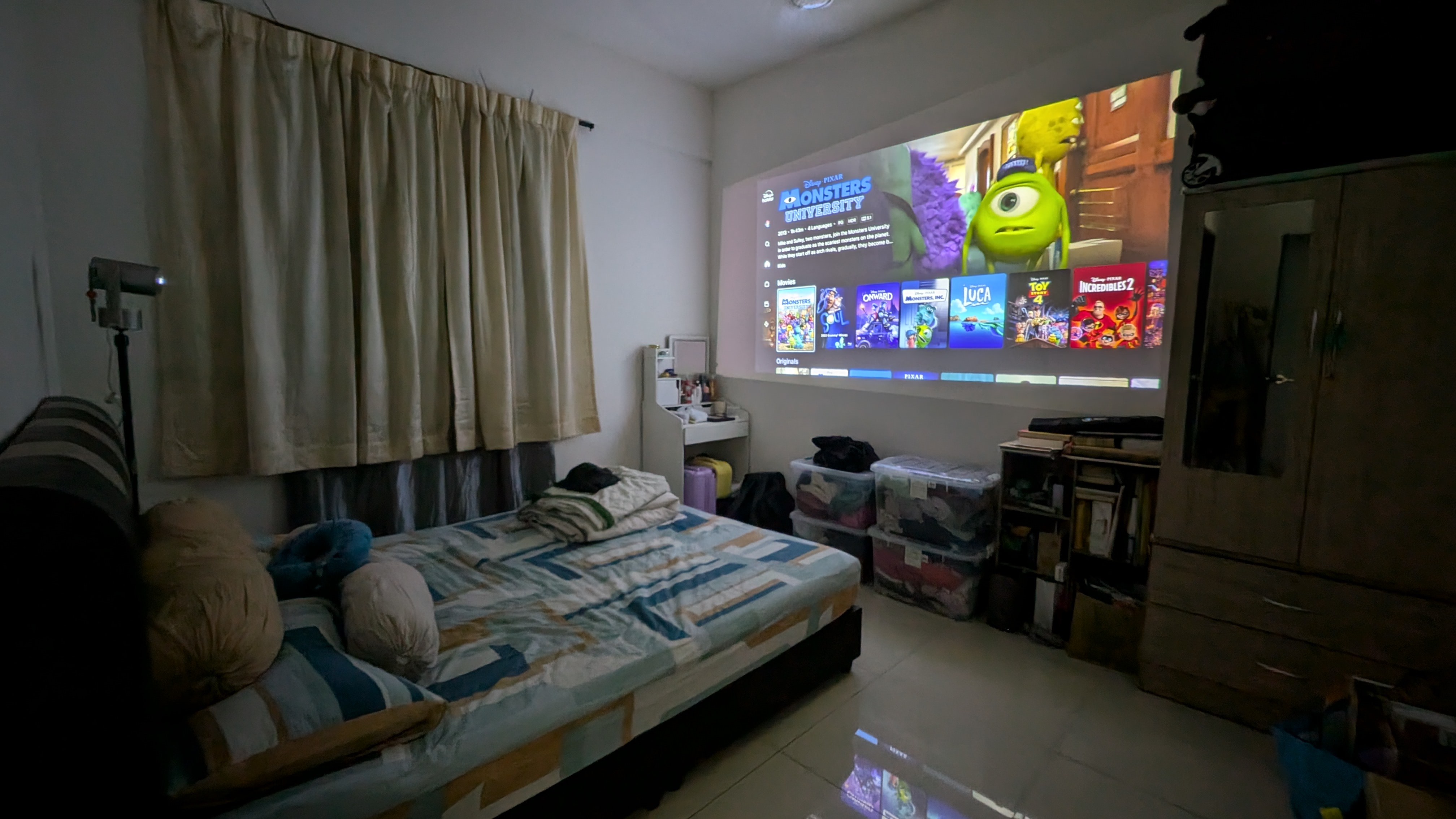 I replaced my Android TV with a smart projector and there's no going back