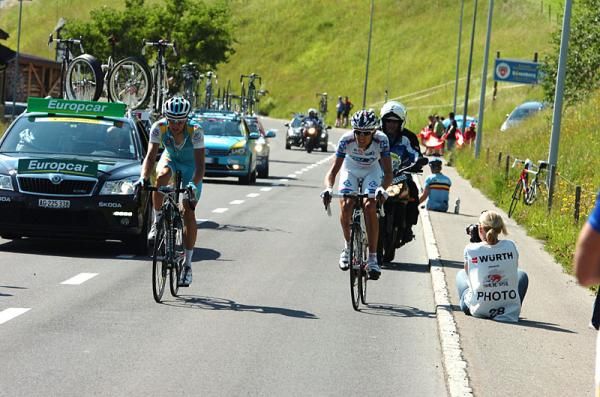 Tanel Kangert (Astana) and Jeremy Roy (FDJ)