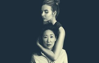 Killing Eve keyart shot Jodie and Sandra