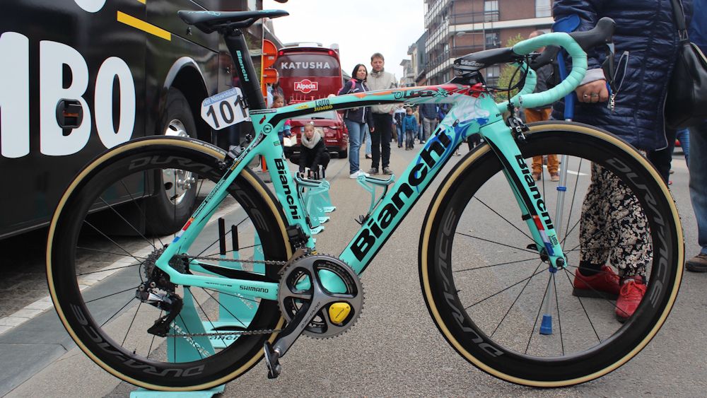 Dylan Groenewegen's custom Bianchi Oltre XR4