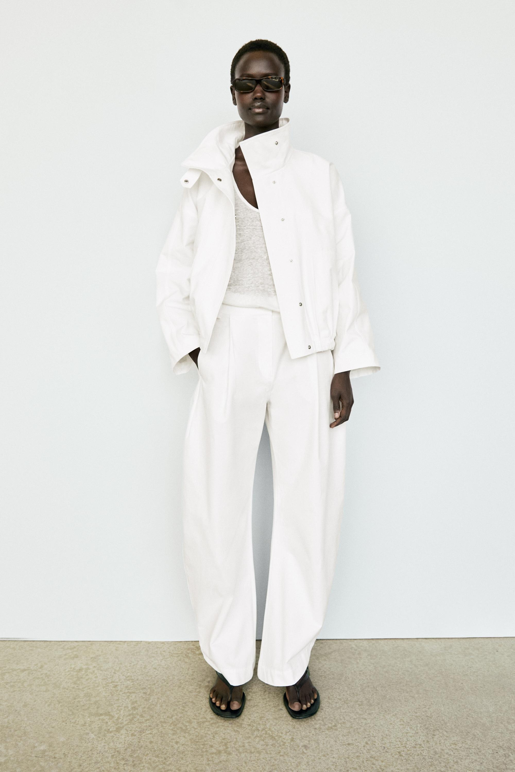 100% Linen Kick Flare Trousers
