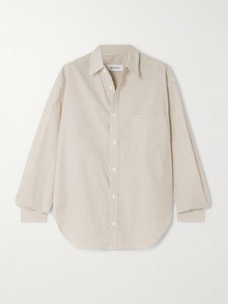 Striped Organic Cotton-Poplin Shirt