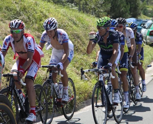 Alejandro Valverde was looking for his second win at the Clasica de San Sebastian